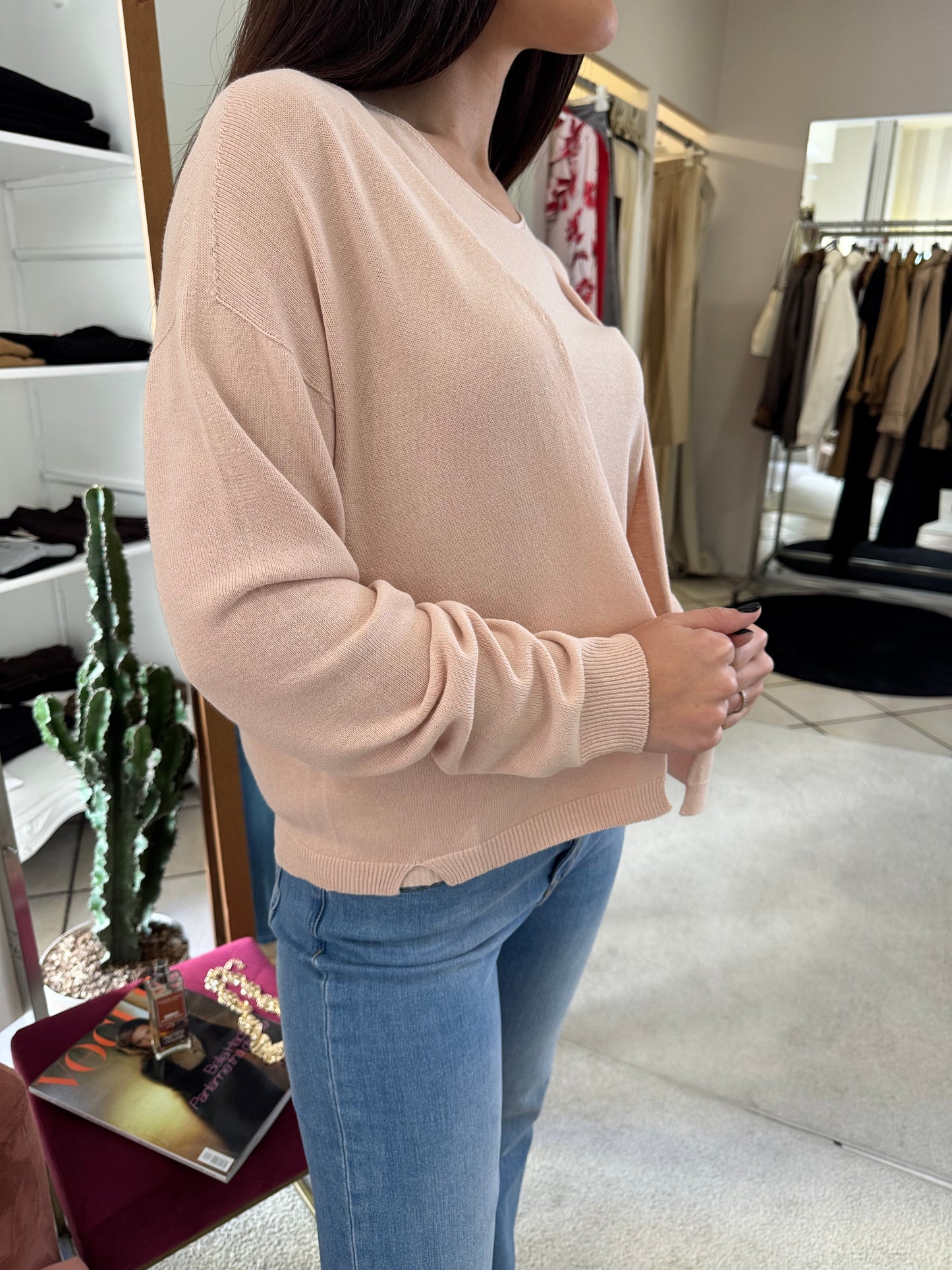 Giacchina corta in filo Kontatto