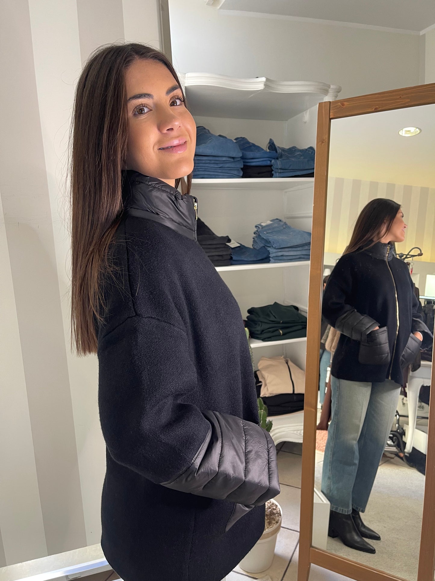 Giacca con inserti Giorgia & Johns