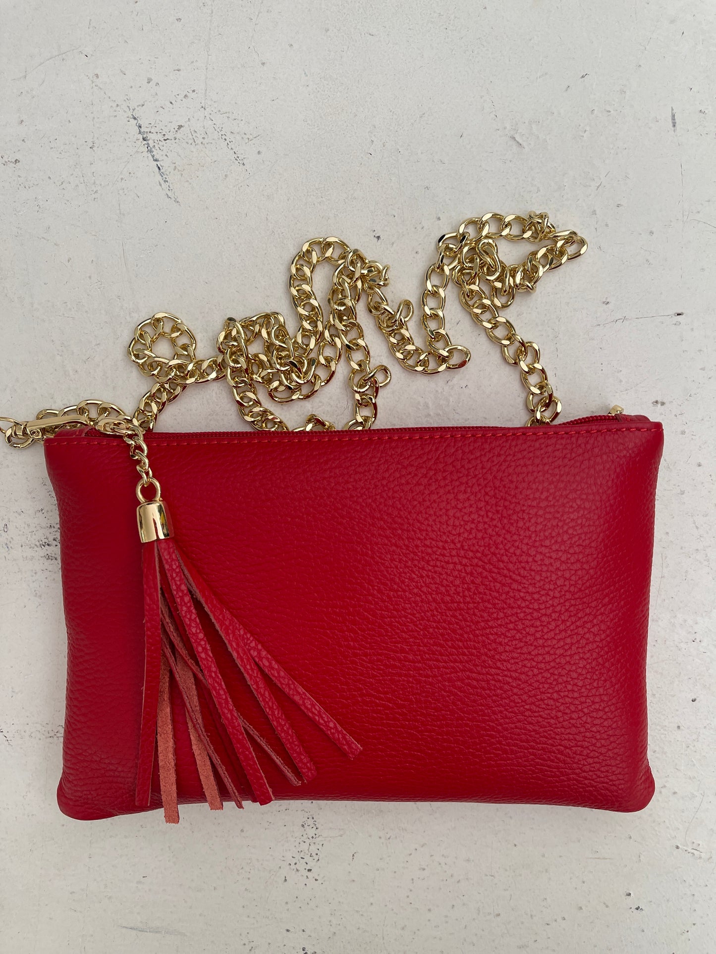 Pochette in pelle