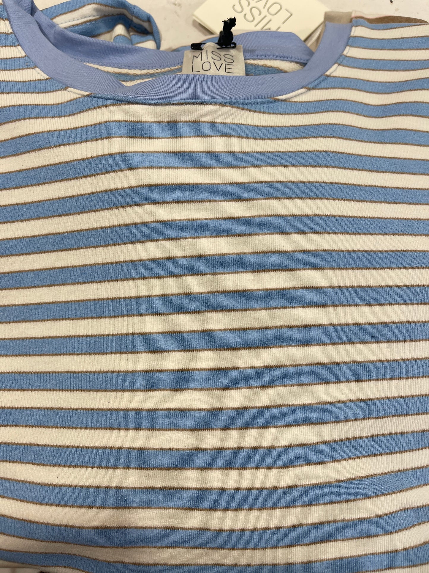 Felpa righe MissLove