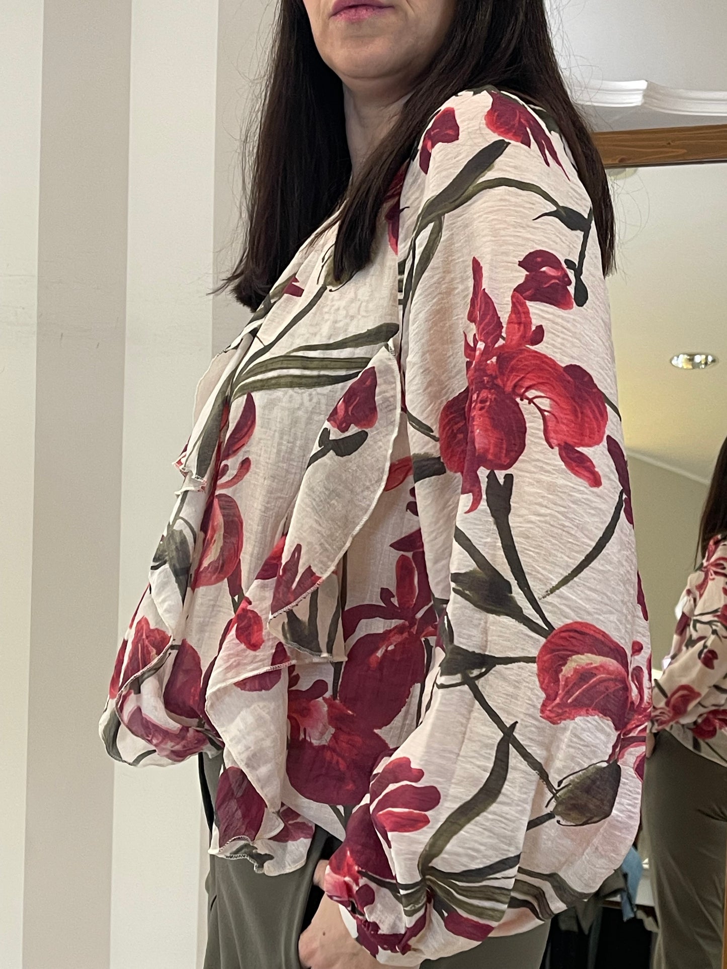 Camicia con rouches Artigli