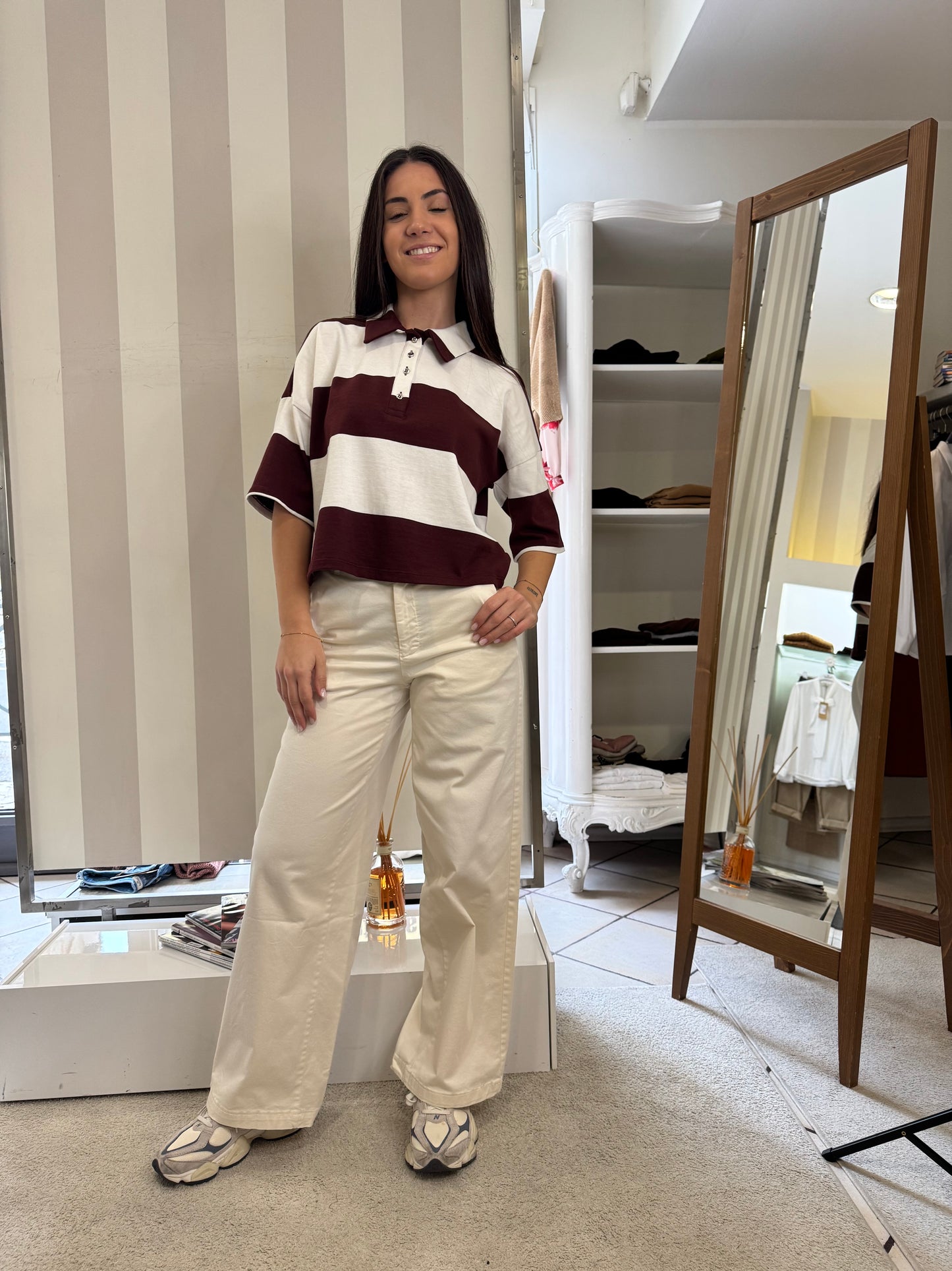 Pantalone con foulard Kontatto