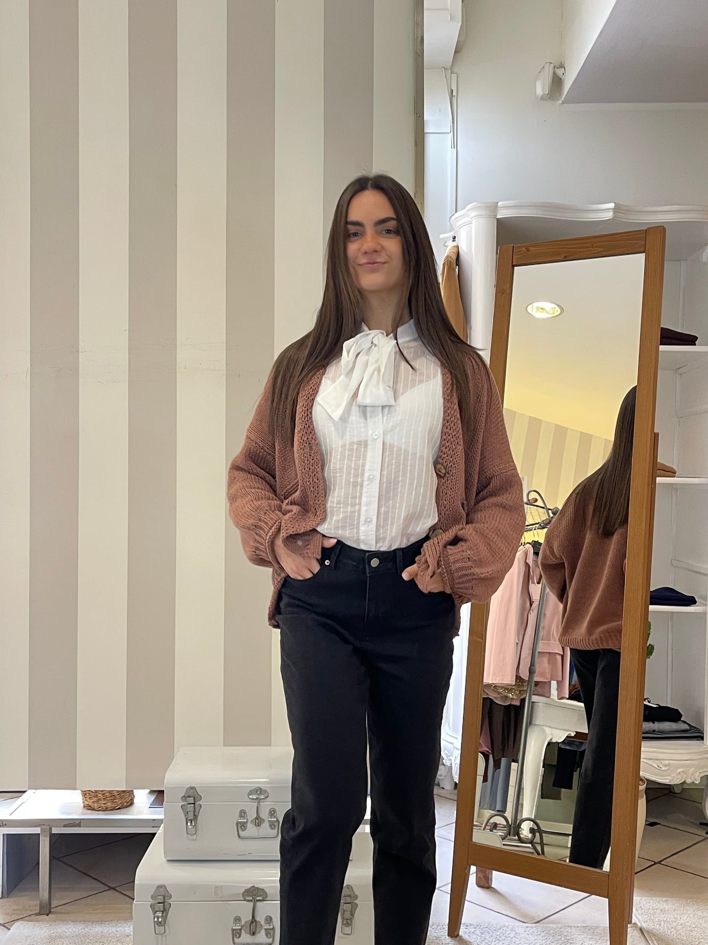 Cardigan tasche HaveOne