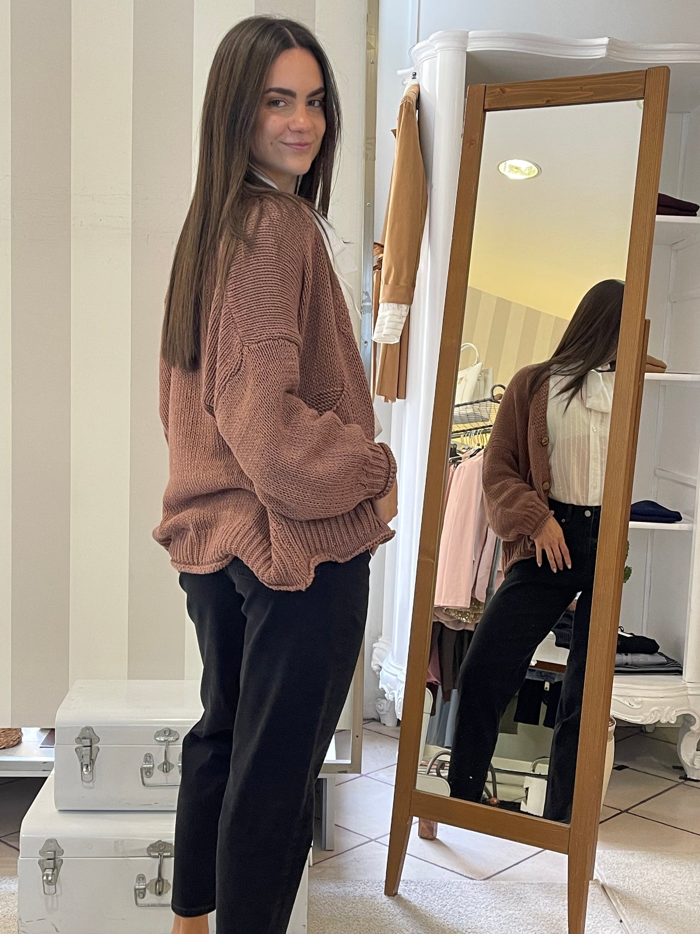 Cardigan tasche HaveOne