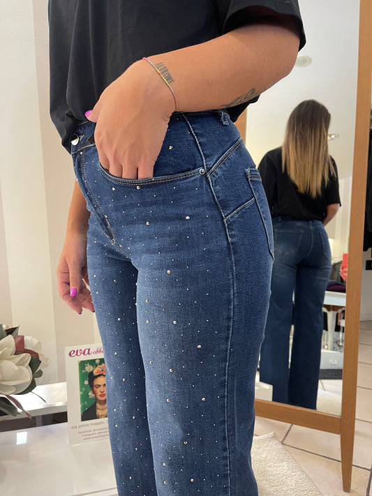 Jeans con strass Giorgia & Johns