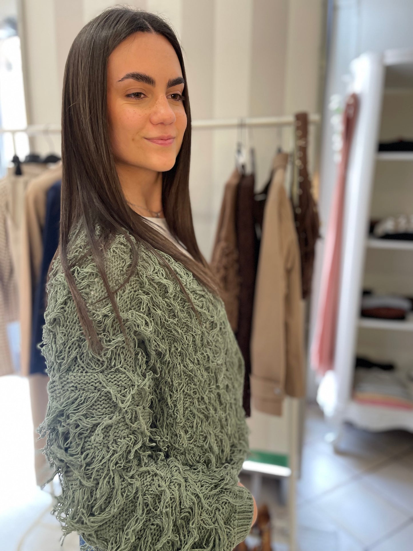 Cardigan frangia Have One