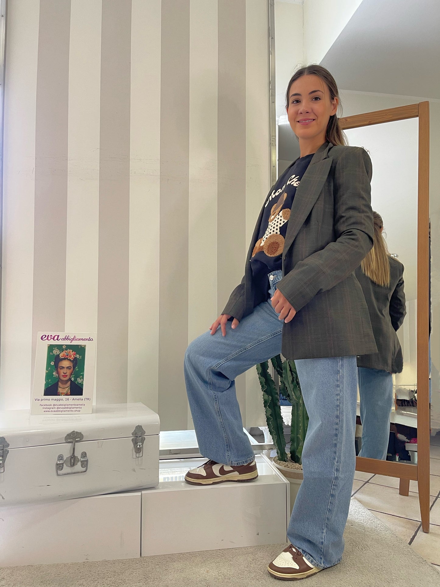 Giacca Blazer in Check - Kontatto