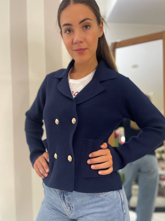 Giacchina Cardigan Doppiopetto - Kontatto