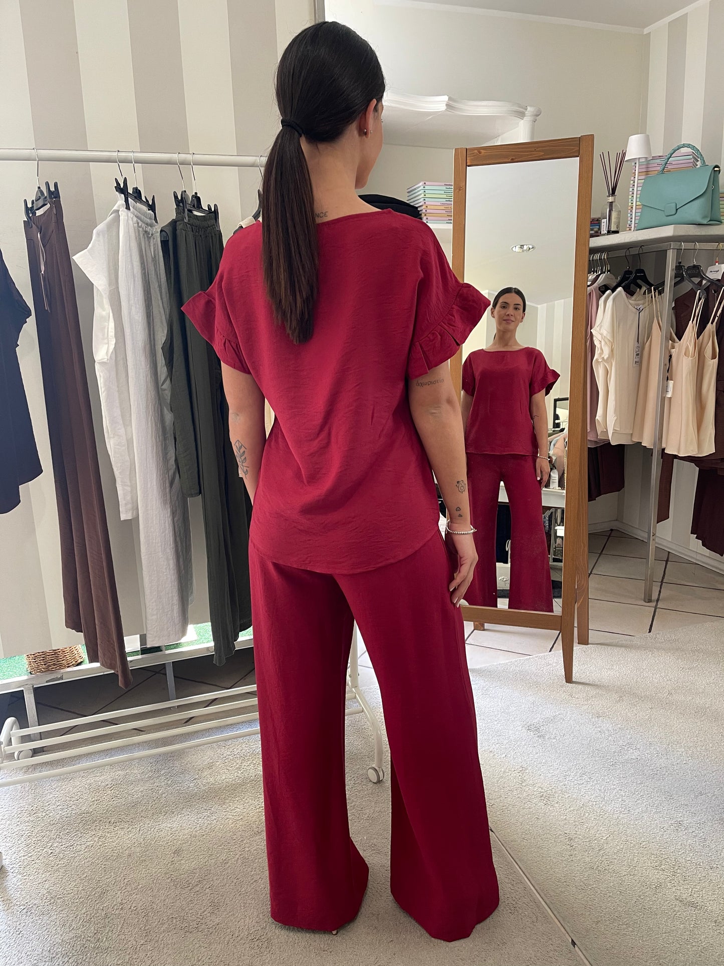 Pantalone viscosa