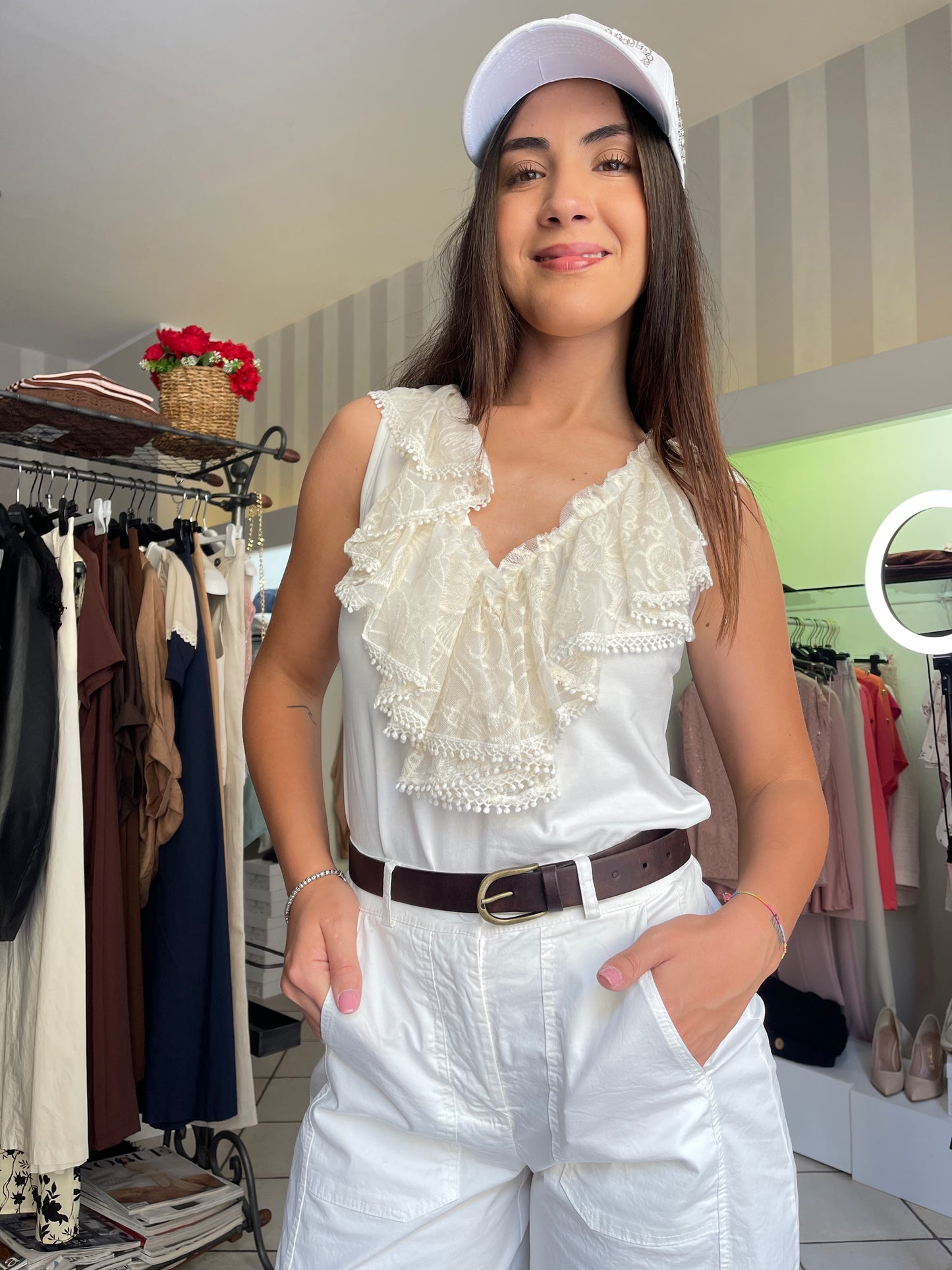 Top scollo a V