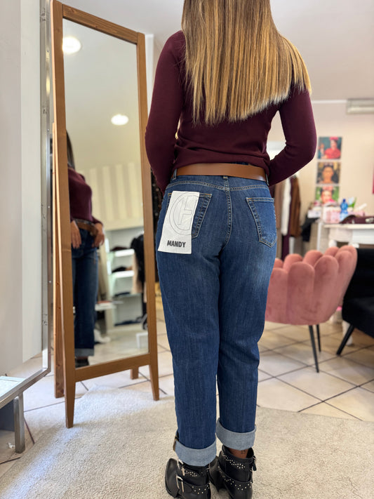 Jeans Mandy con Cintura - Haveone