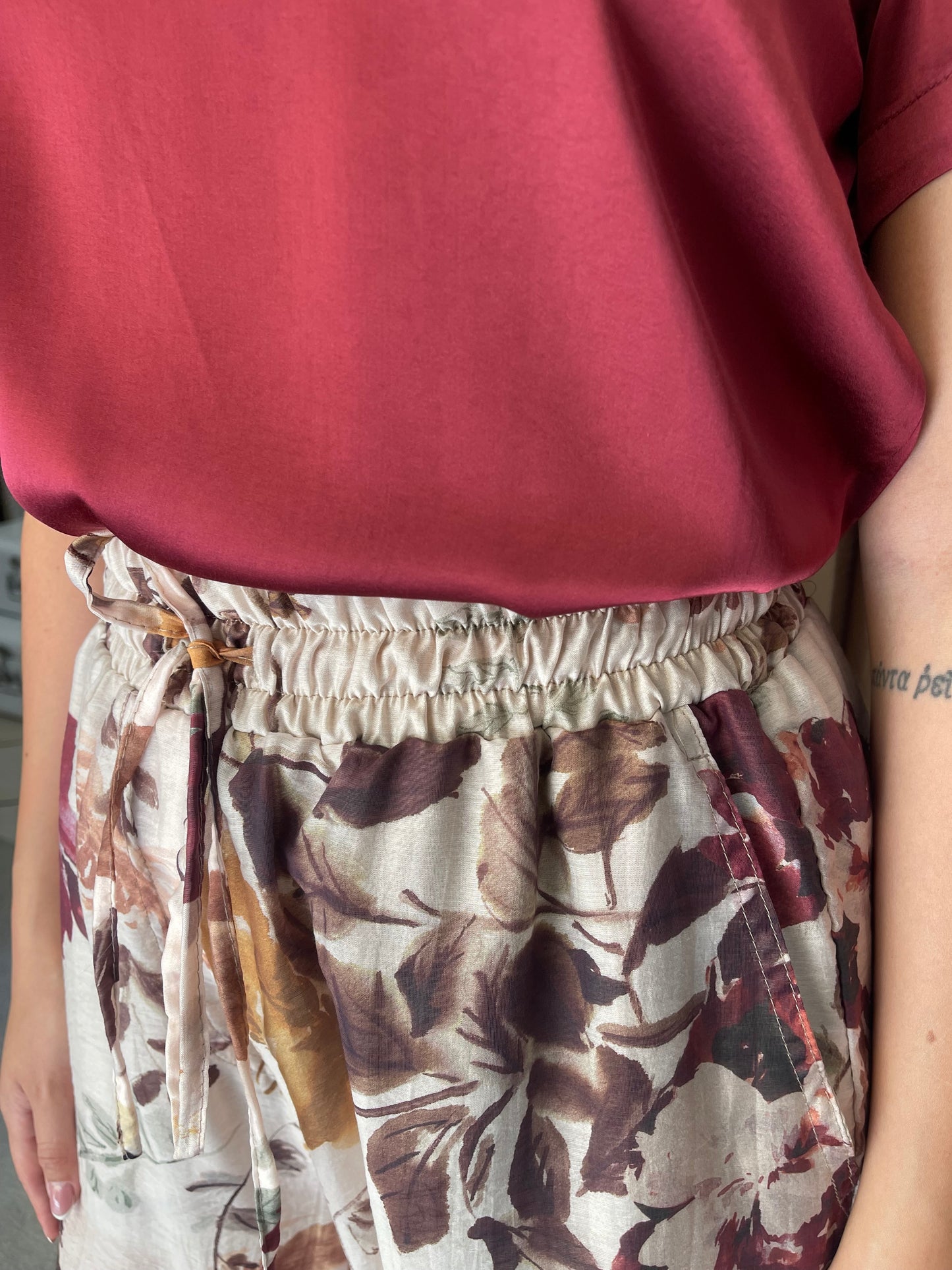 Pantaloni a fiori