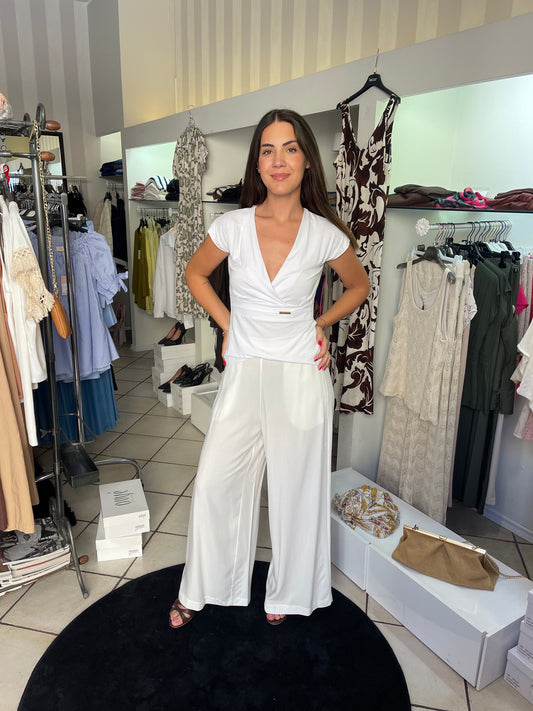 Top scollo a V incrocio Giorgia & Johns